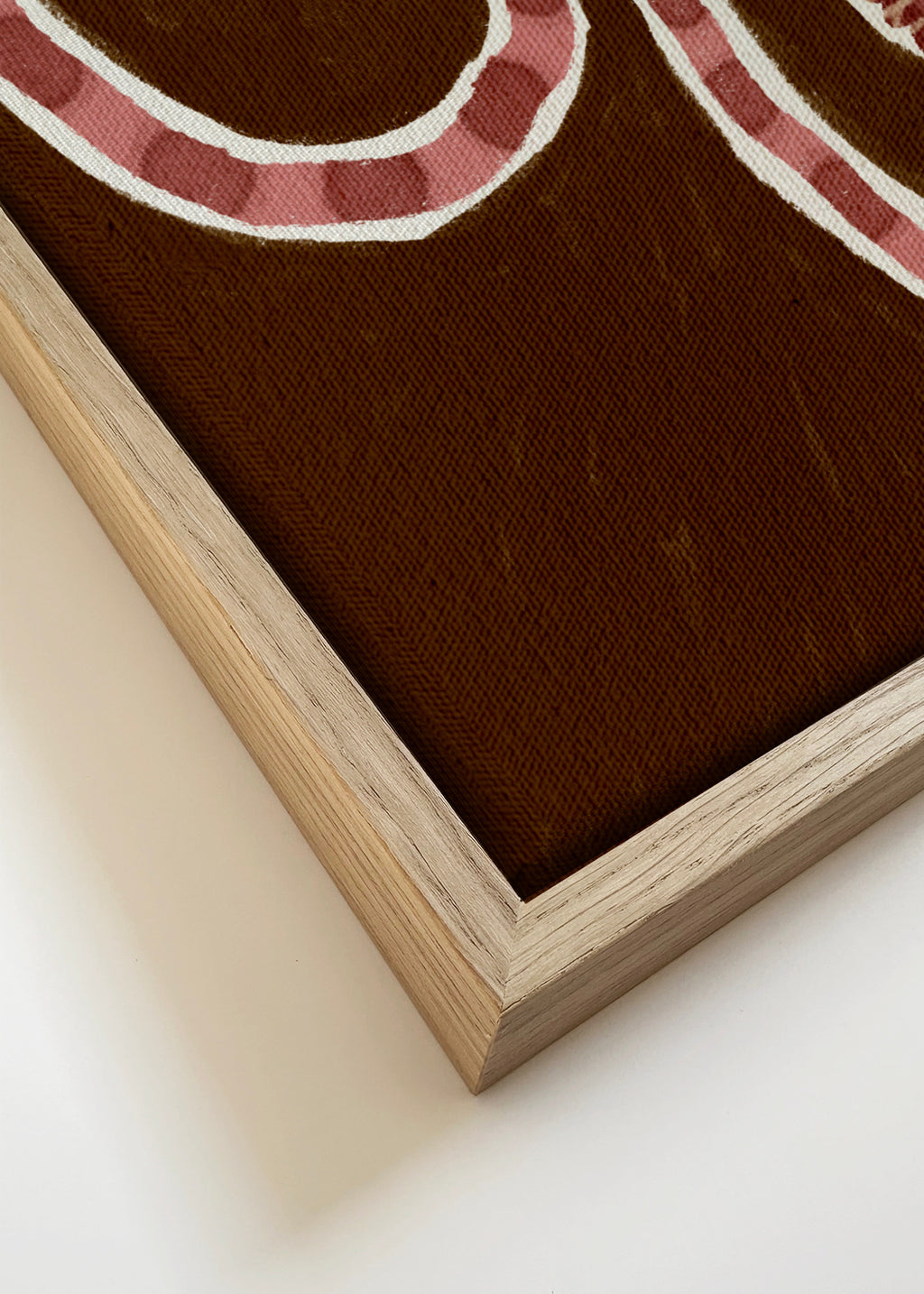 Delicate Bloom 19 - Framed canvas detail