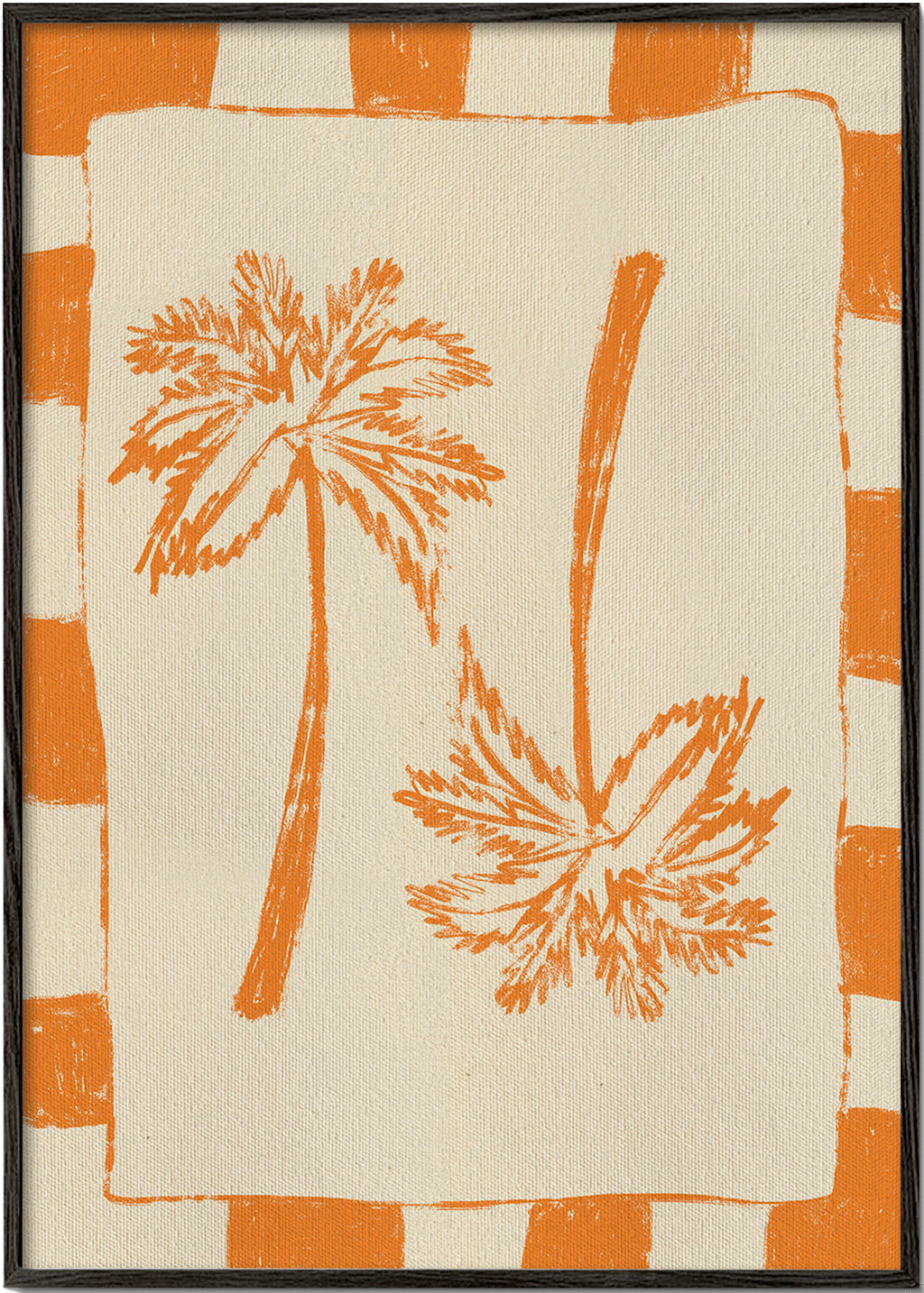 Illustration Palm paradise – Orange