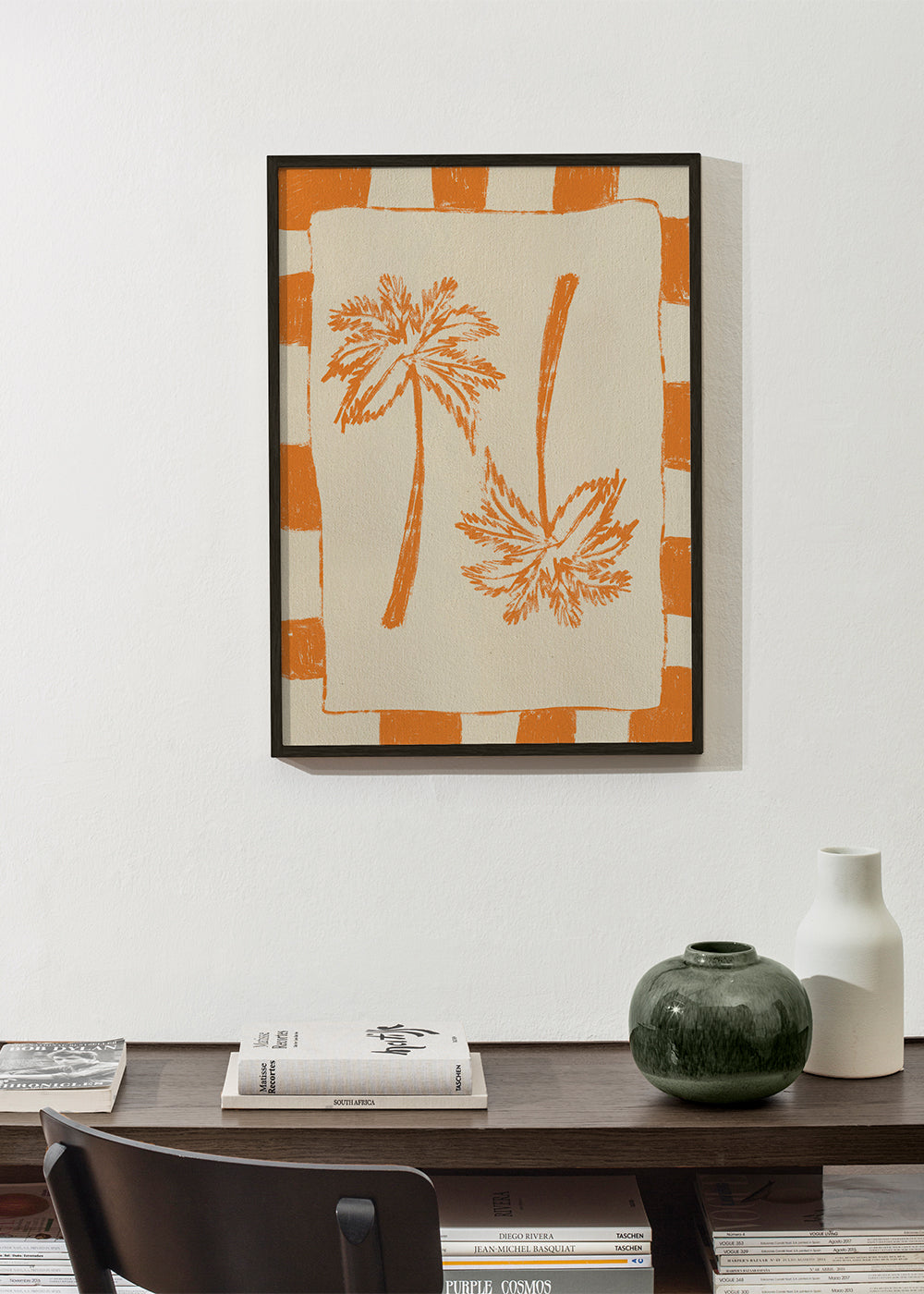 Illustration Palm paradise – Orange