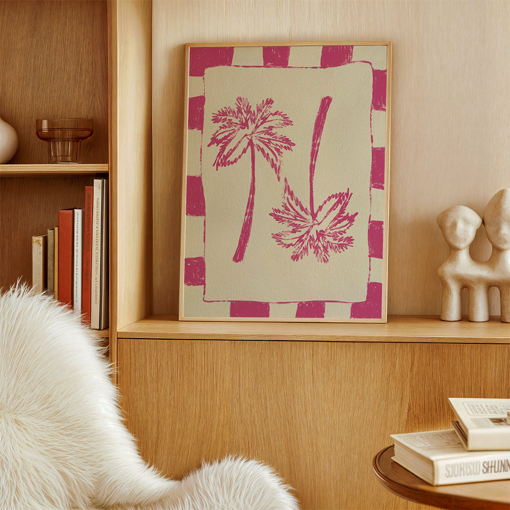 Illustration Palm paradise – Pink