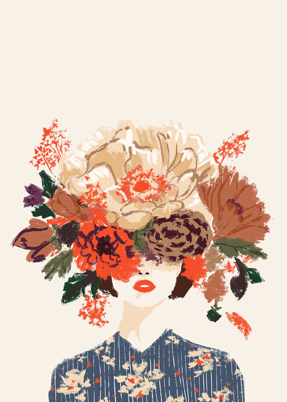Illustration Floral Crown