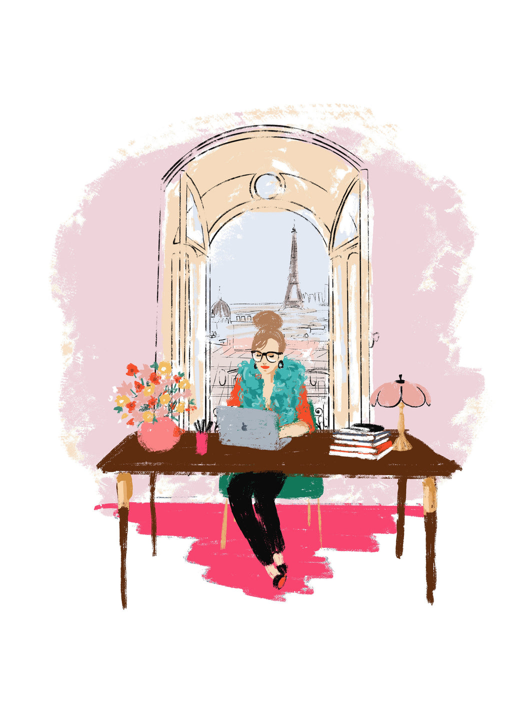 Home office - Unframed art print