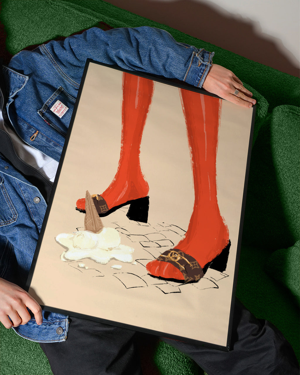Ice Cream - Framed poster detail