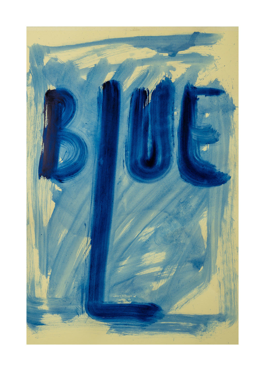 Blue - Unframed art print