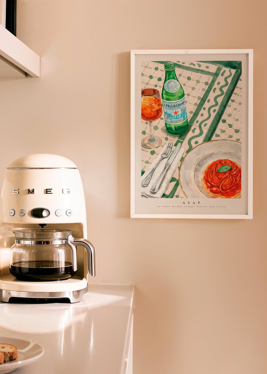 Cuadro de cocina Aperol Spritz y pasta – Product2