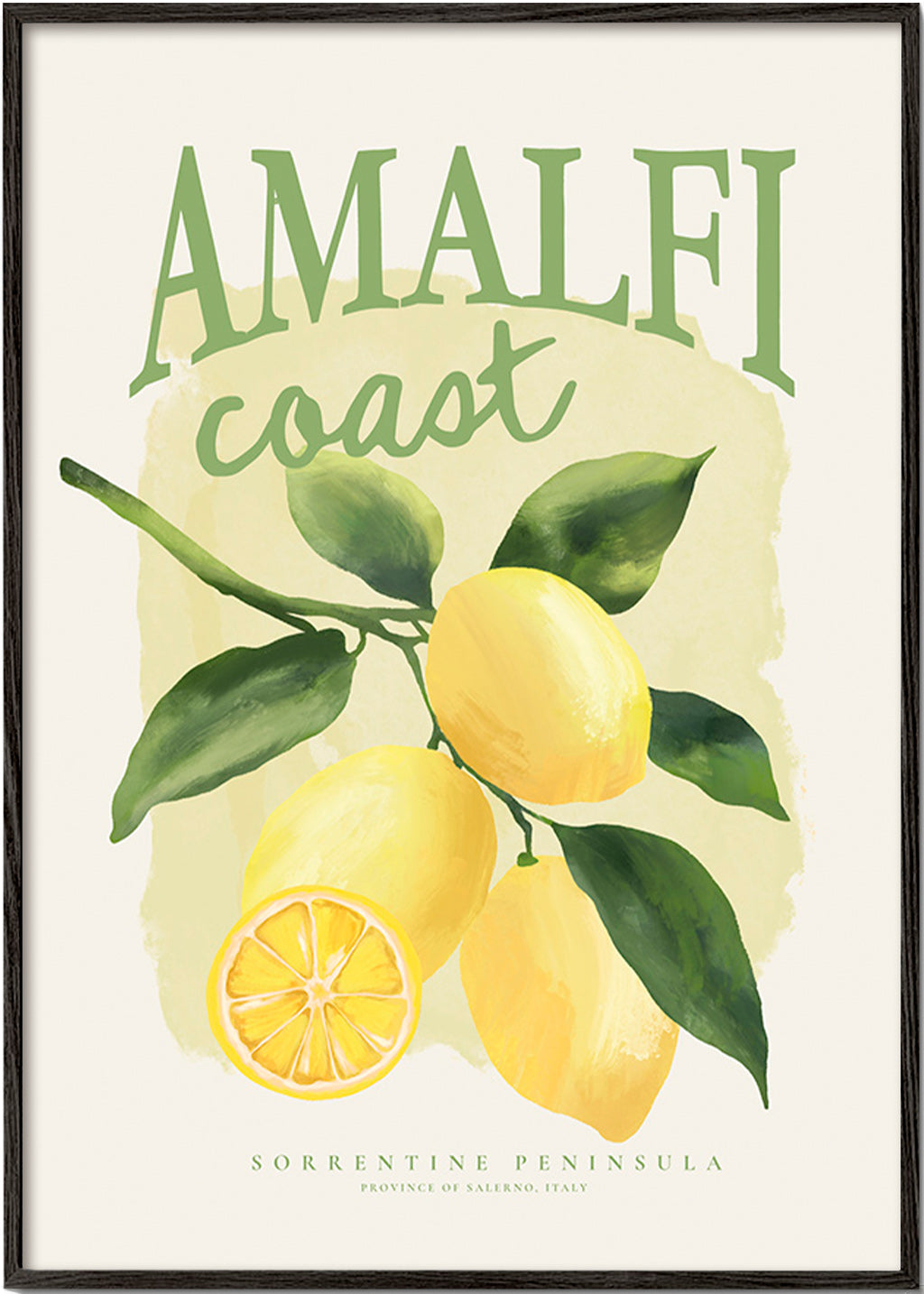 Botanical Amalfi lemon print