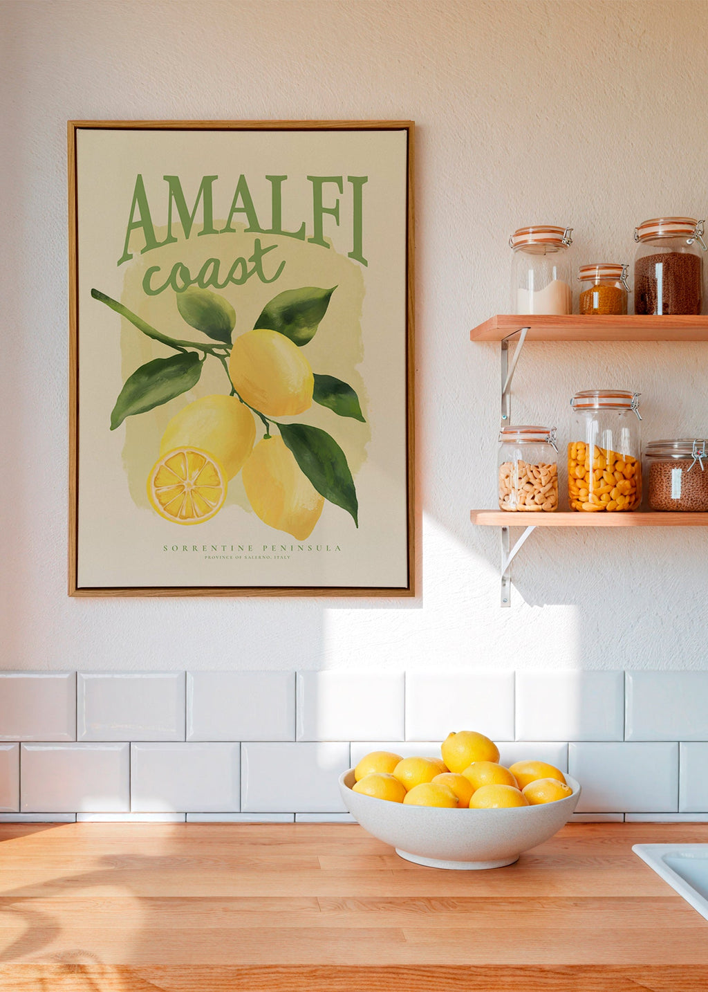 Botanical Amalfi lemon print