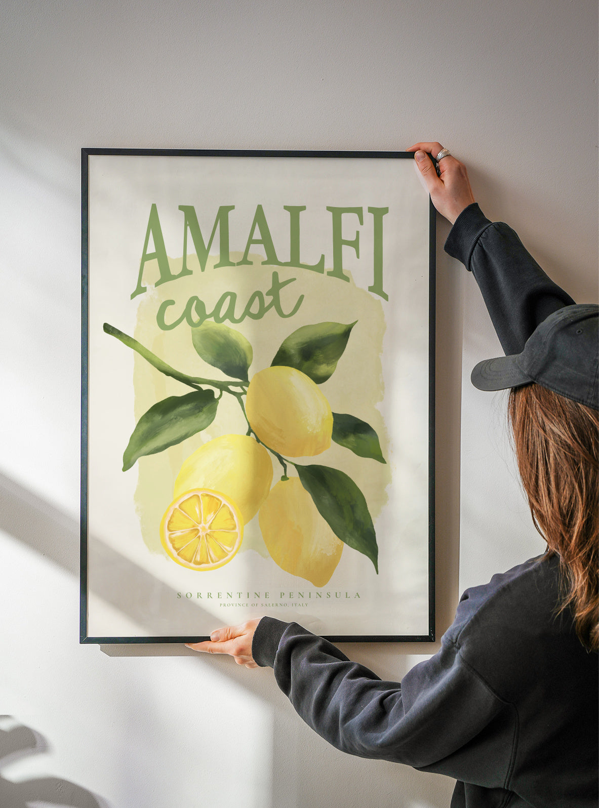 Amalfi Coast - Framed poster detail