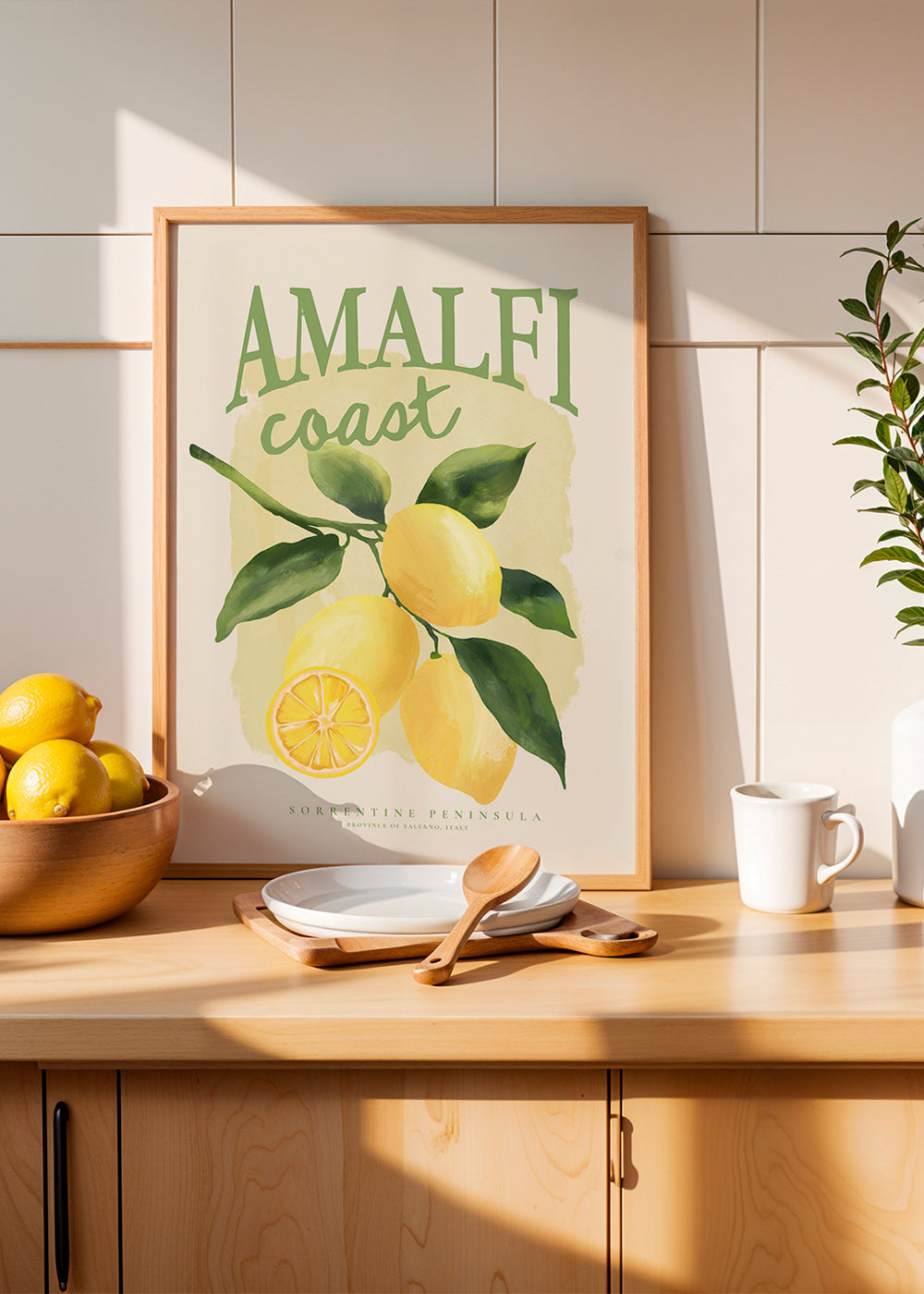 Botanical Amalfi lemon print