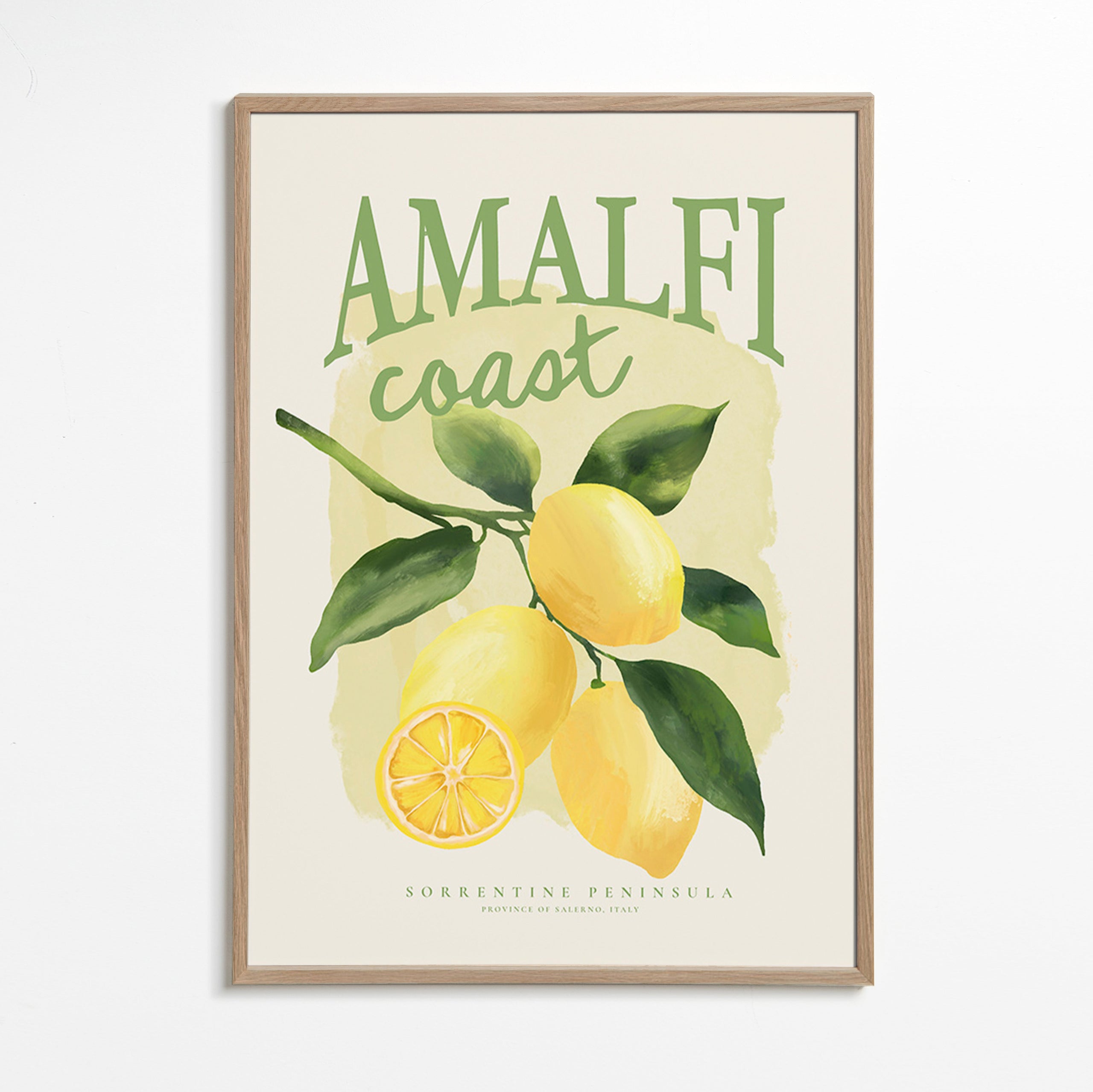 Botanical Amalfi lemon print