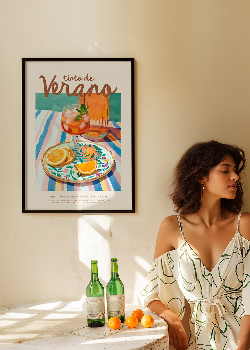 Kitchen art: summer tinto with citrus