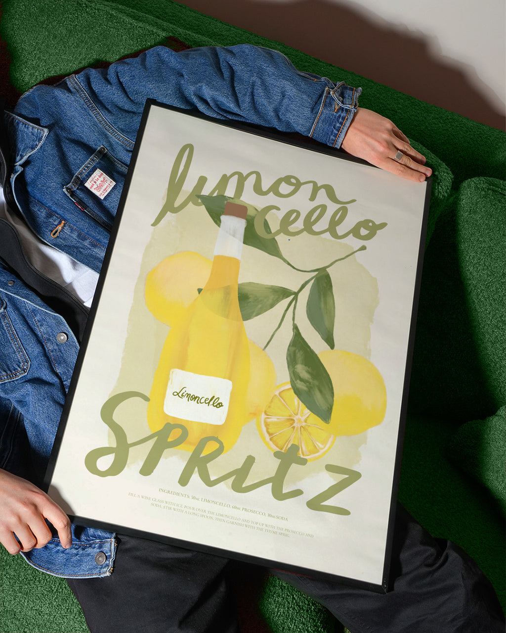 Limoncello Spritz - Framed poster detail