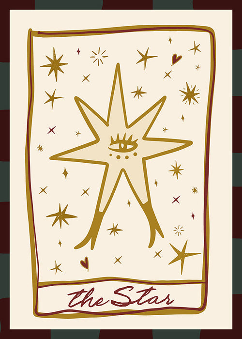 Ilustración: la Estrella mística con ojo central