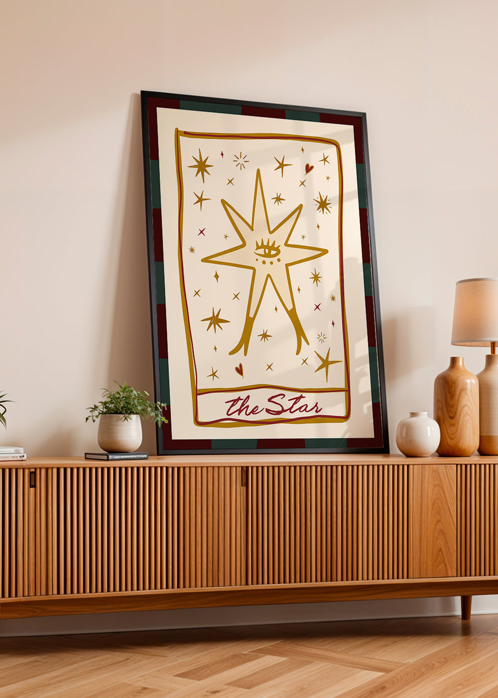 Ilustración: la Estrella mística con ojo central – Product2