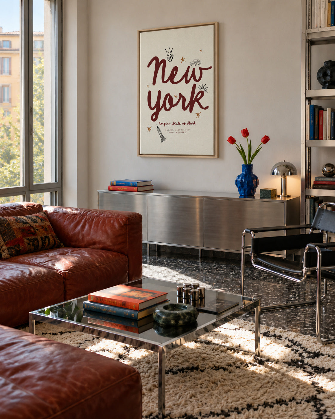 Empire State of Mind - Framed canvas in an interior