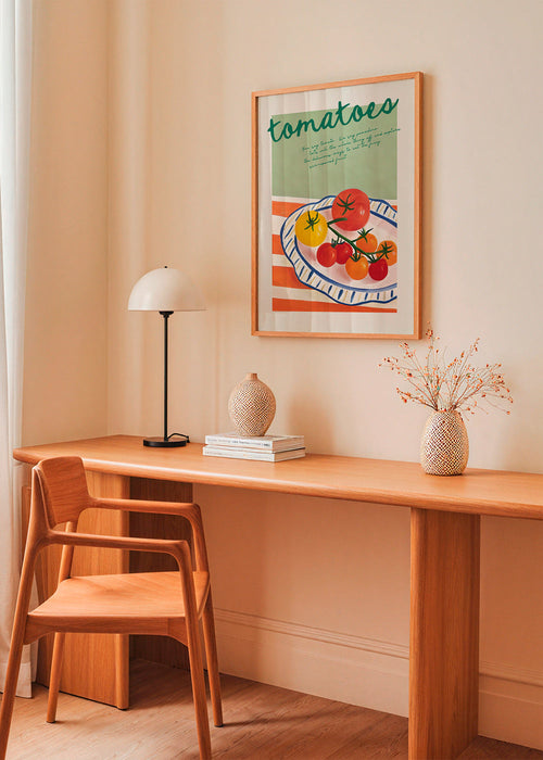 Cuadro de cocina con tomates ilustrados – Product1