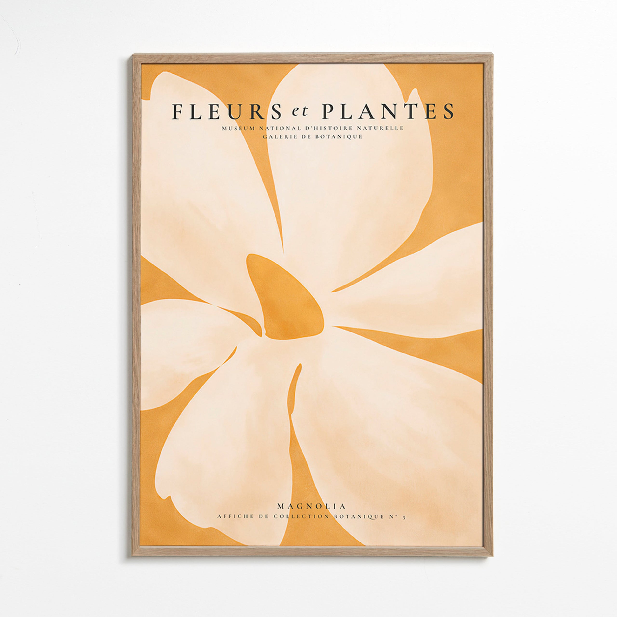 Botanical print Magnolia large format
