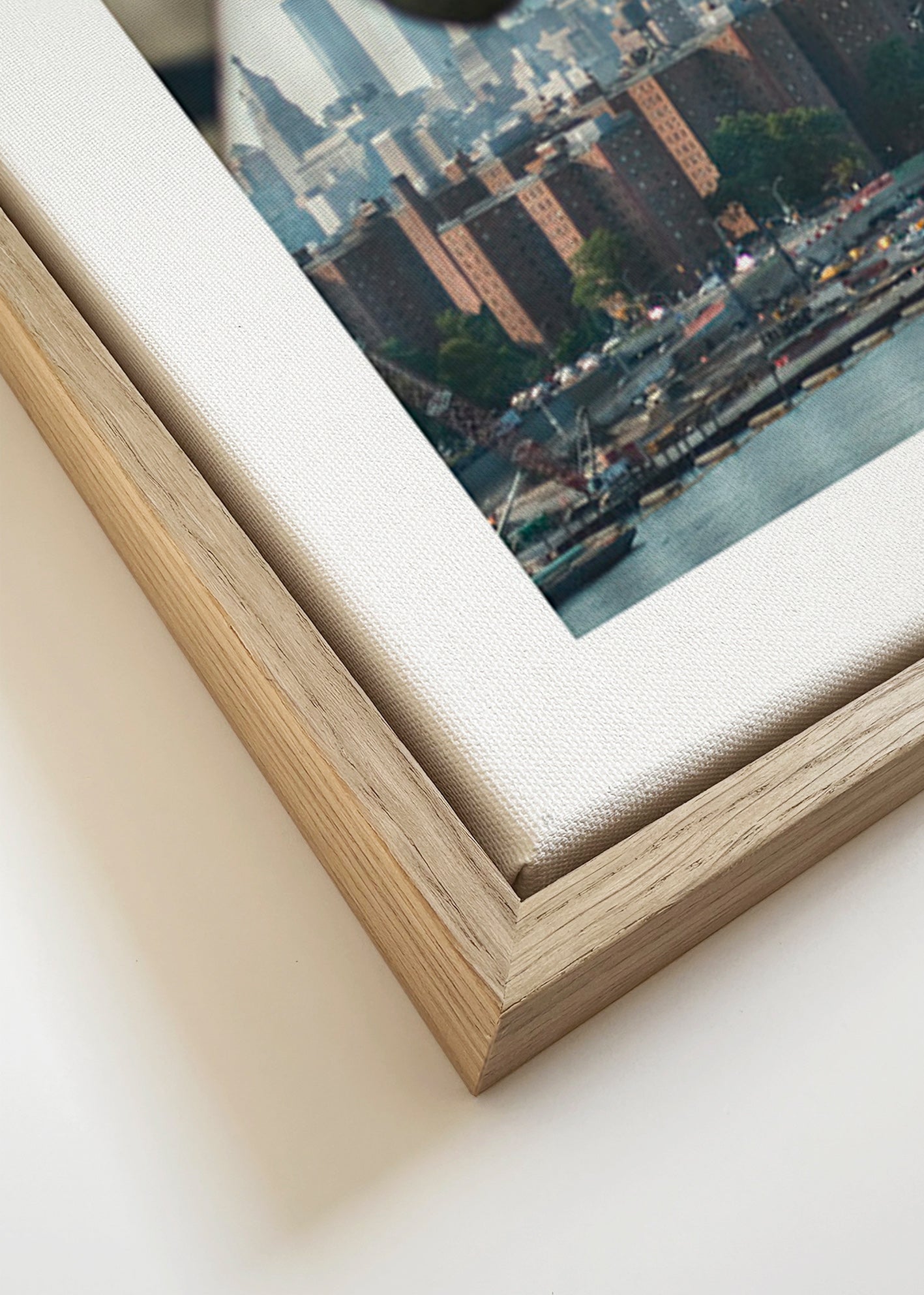City art Manhattan window skyline