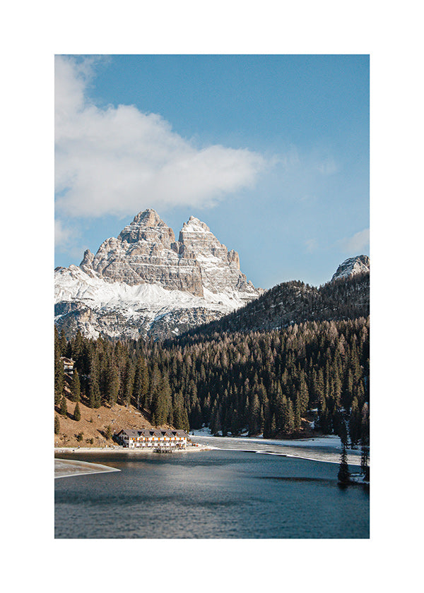Mountain lake photograph