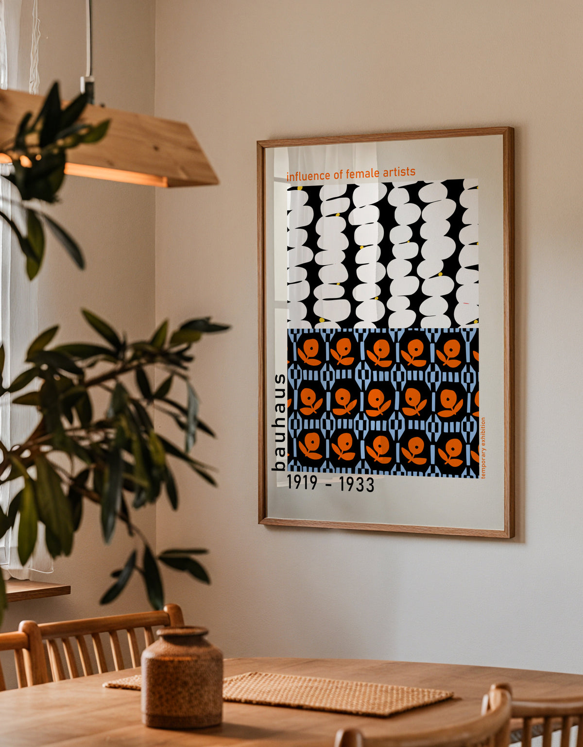 Bauhaus Female Artists - Framed poster detail