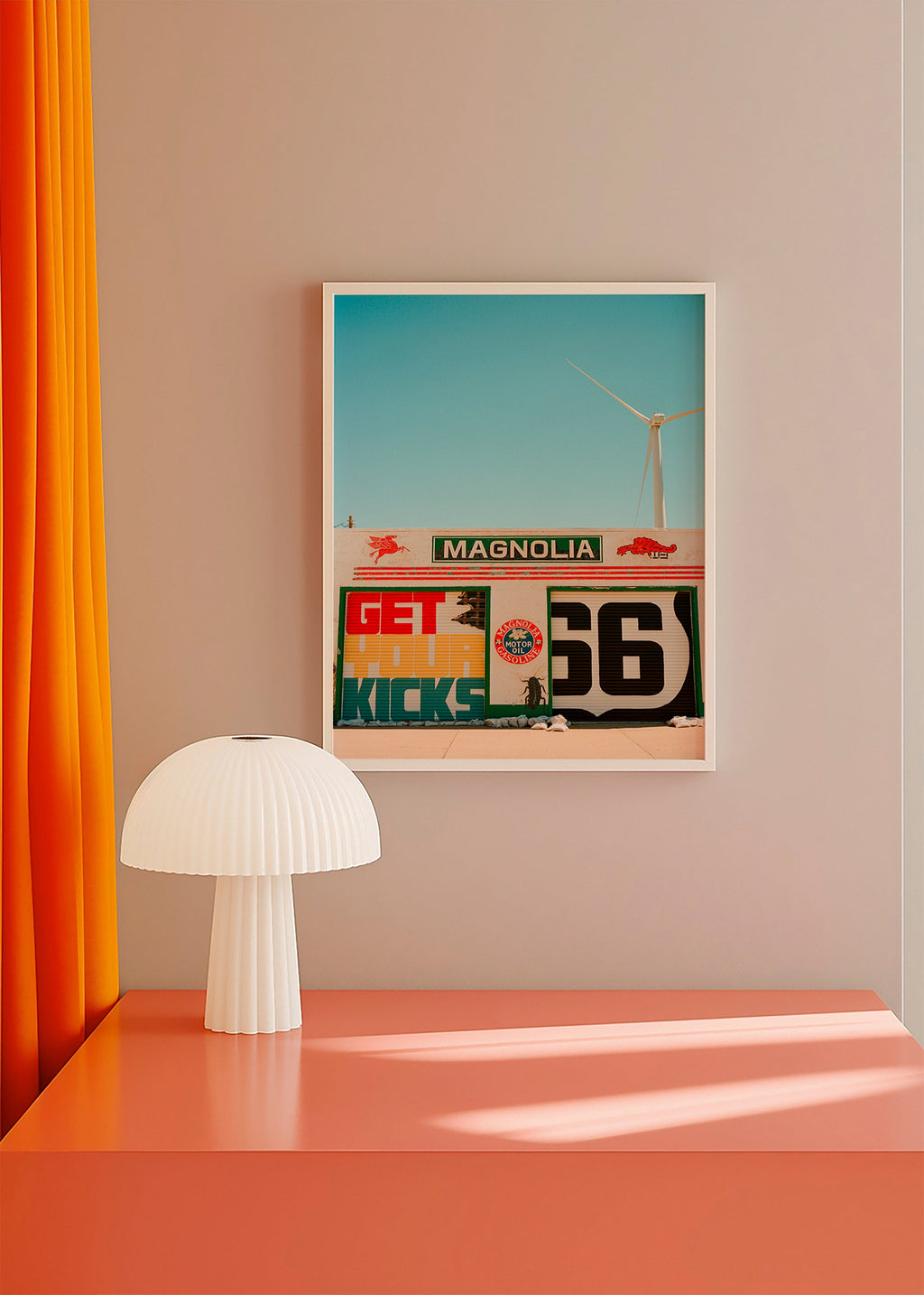 Cuadro de ciudades Route 66, mural fotográfico – Product1