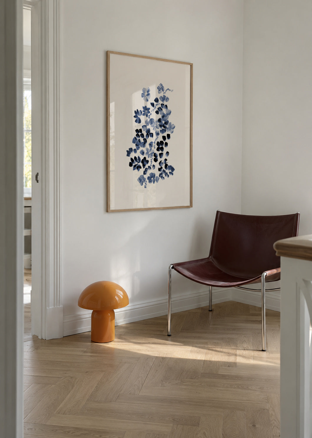 20 Blossoms On a Vine I 24x36 - Framed poster in an interior