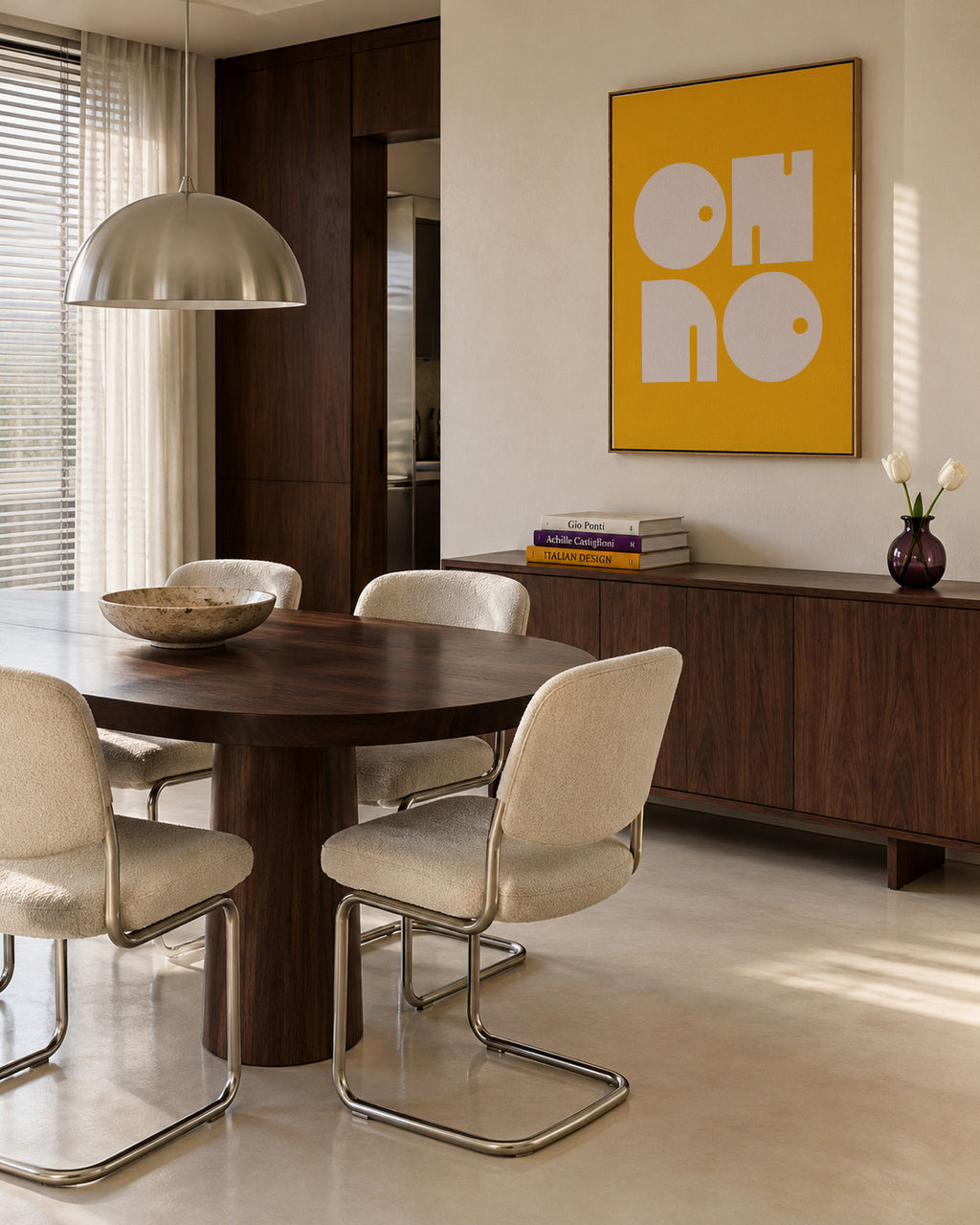 Bold Expression - Framed canvas in an interior