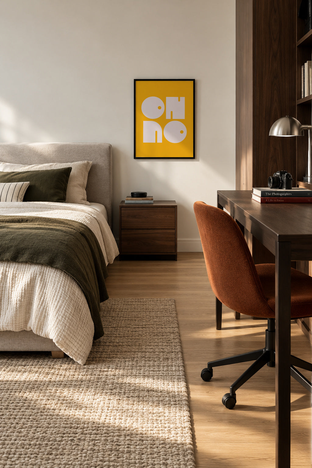 Bold Expression - Framed poster in an interior