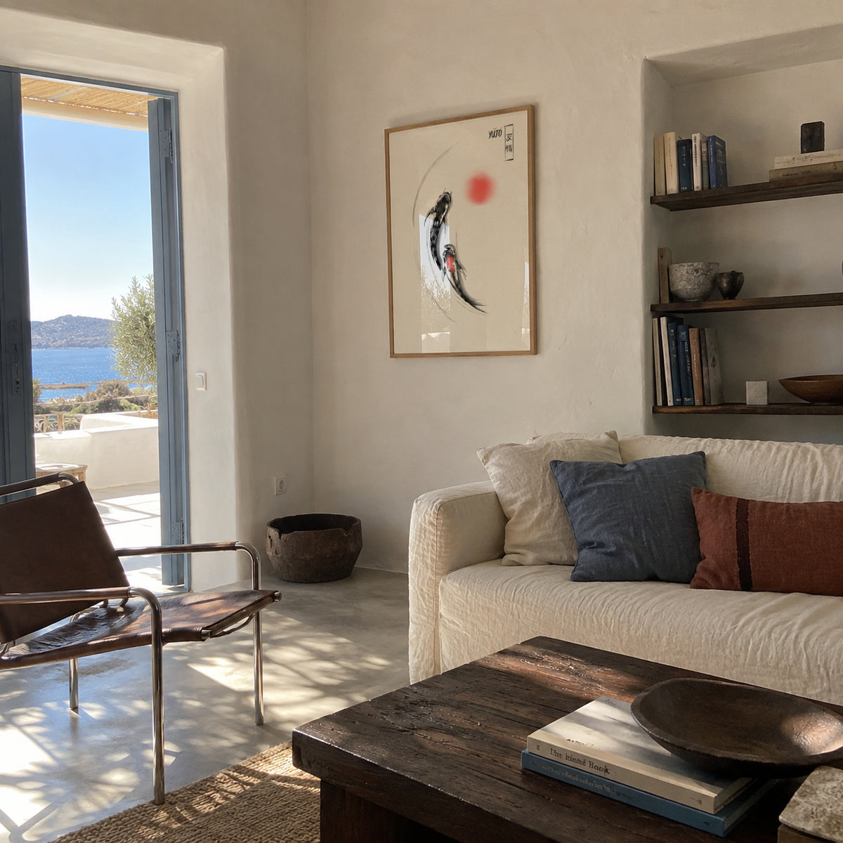 Friendship - Framed poster in an interior