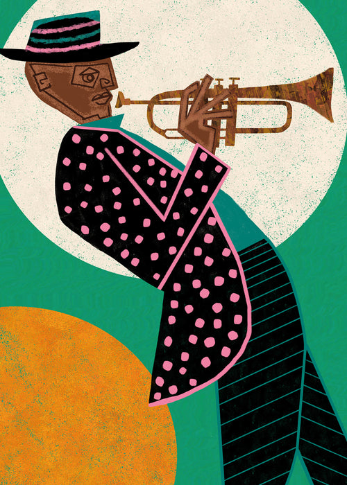MUSICIAN GUY I - Unframed art print