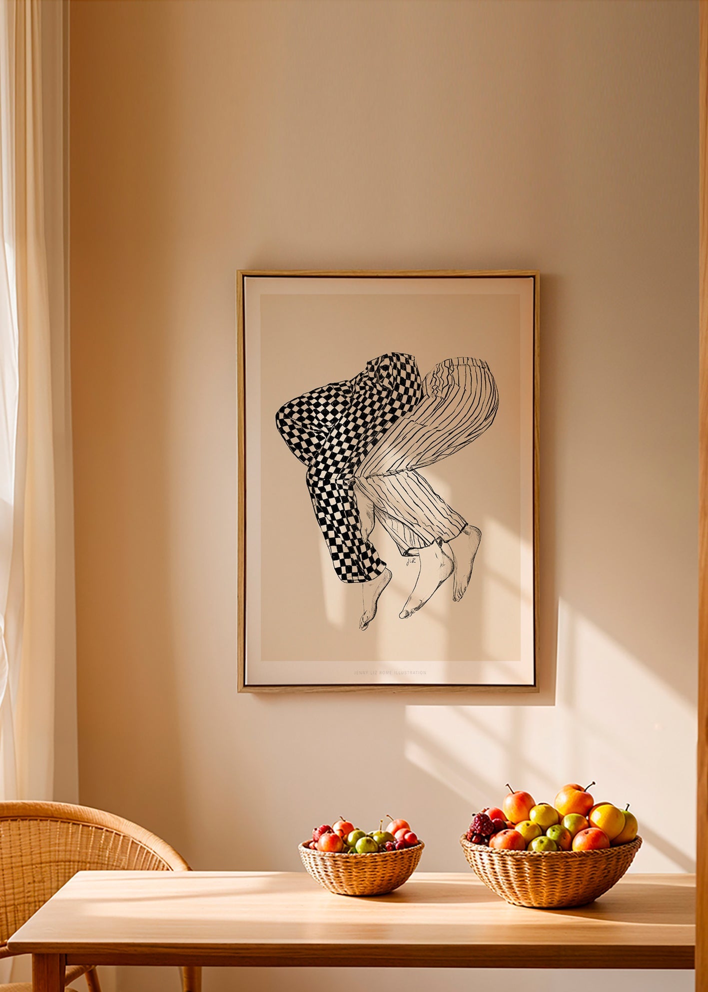 Ilustración de piernas entrelazadas – Canvas1