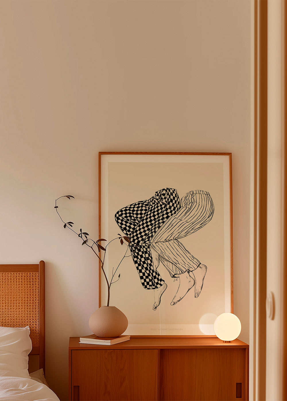 Ilustración de piernas entrelazadas – Product1