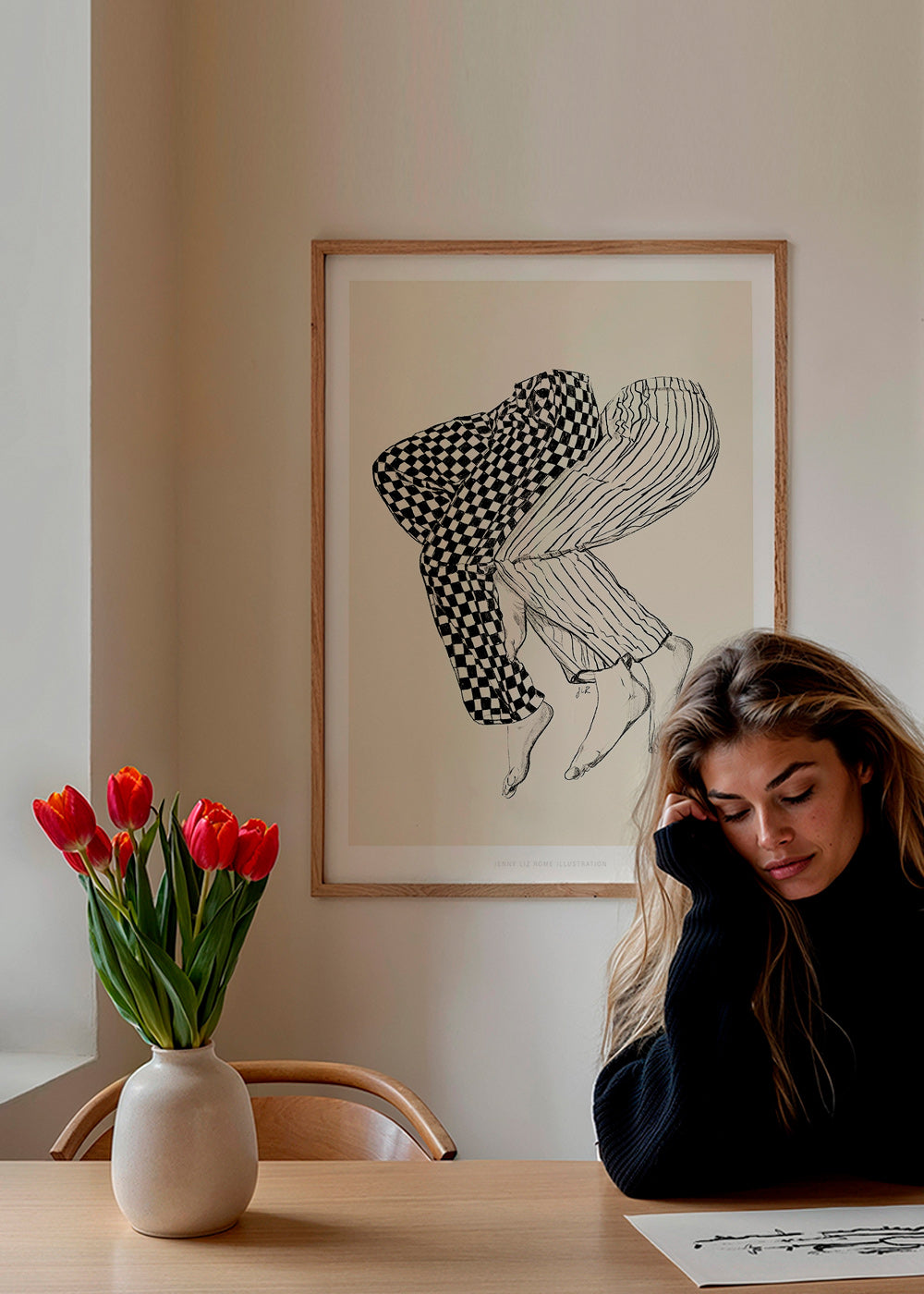 Ilustración de piernas entrelazadas – Product3