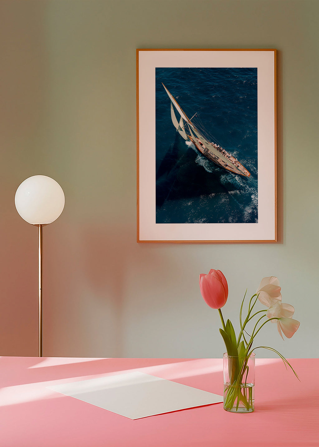 Fotografía de velero clásico en regata – Product1