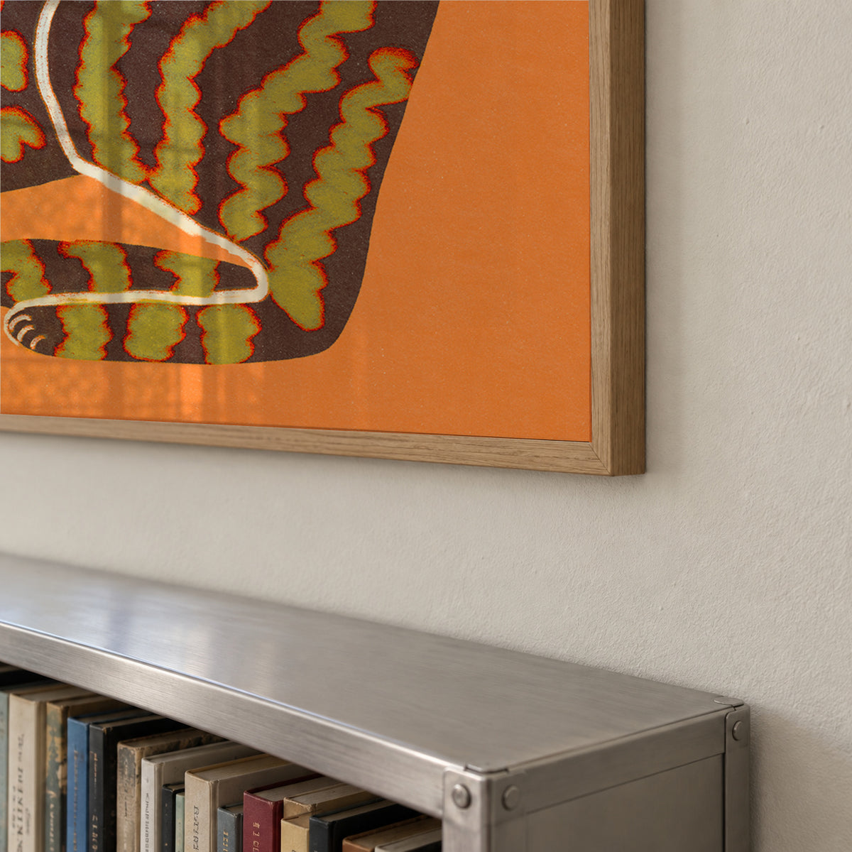 Cat with stripes - Framed poster detail