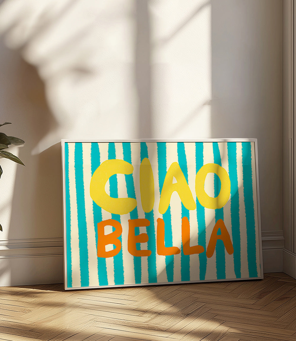 Ilustración 'Ciao Bella' tipográfica – Product3