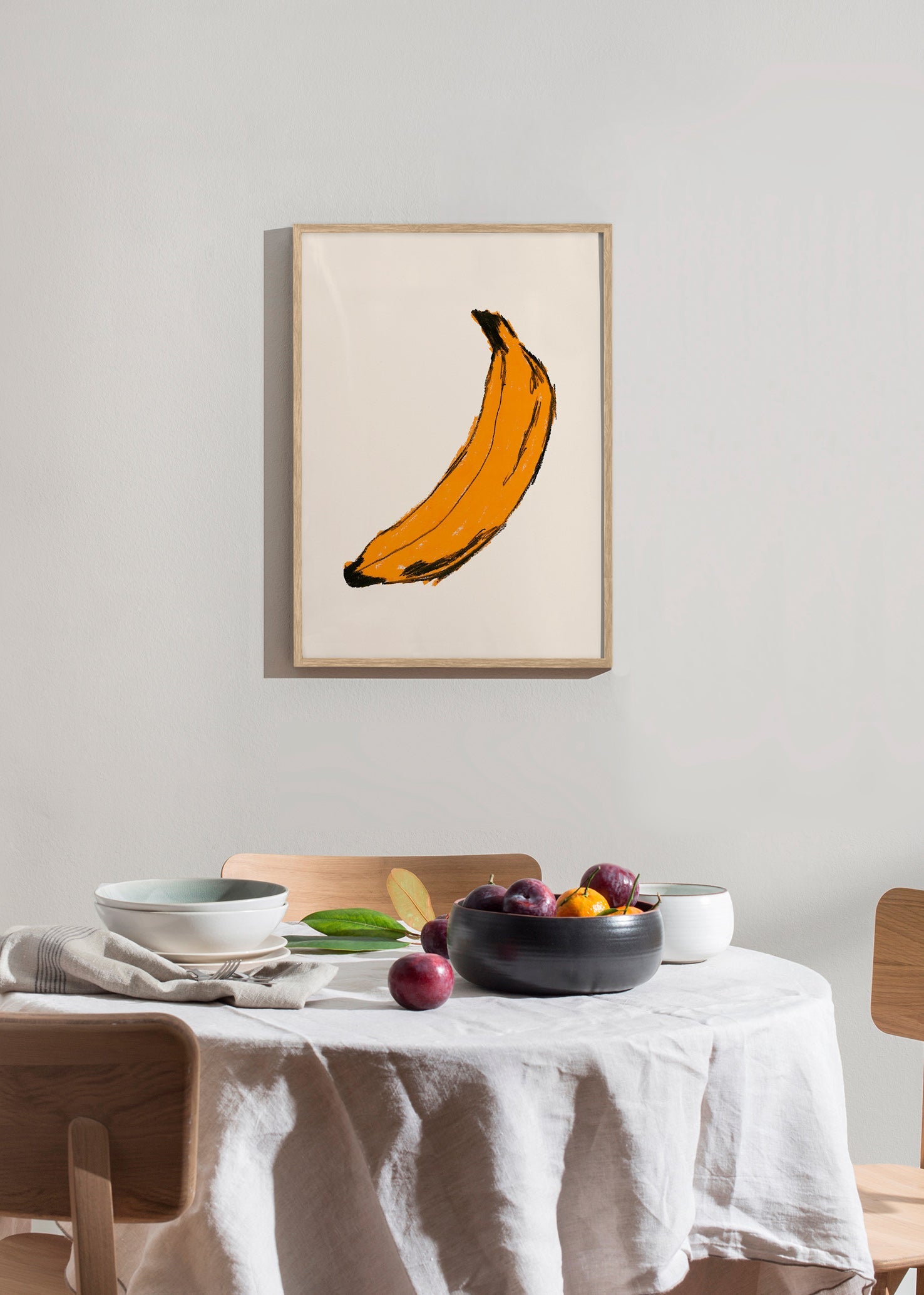 Cuadro de cocina banana ilustrada – Product2
