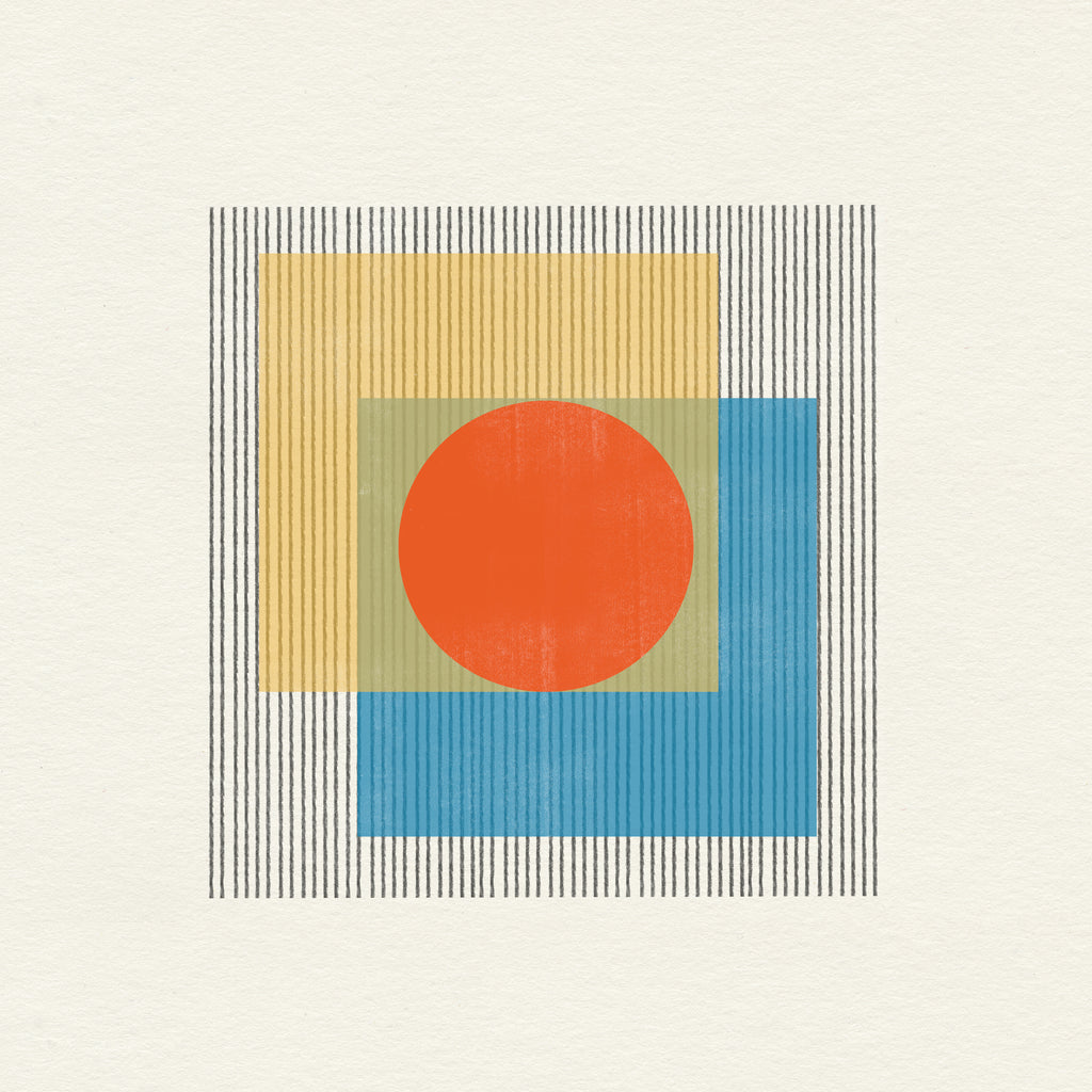 Geometric Harmony - Unframed art print