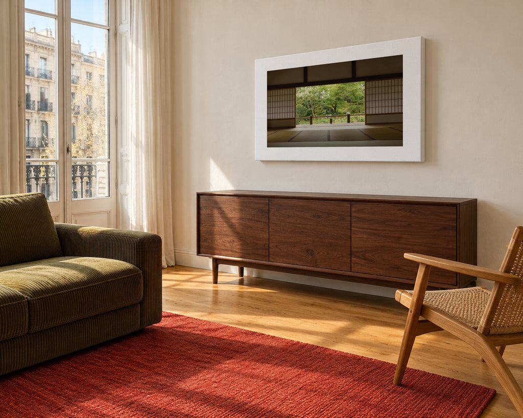 Zen Zone - Unframed canvas in an interior