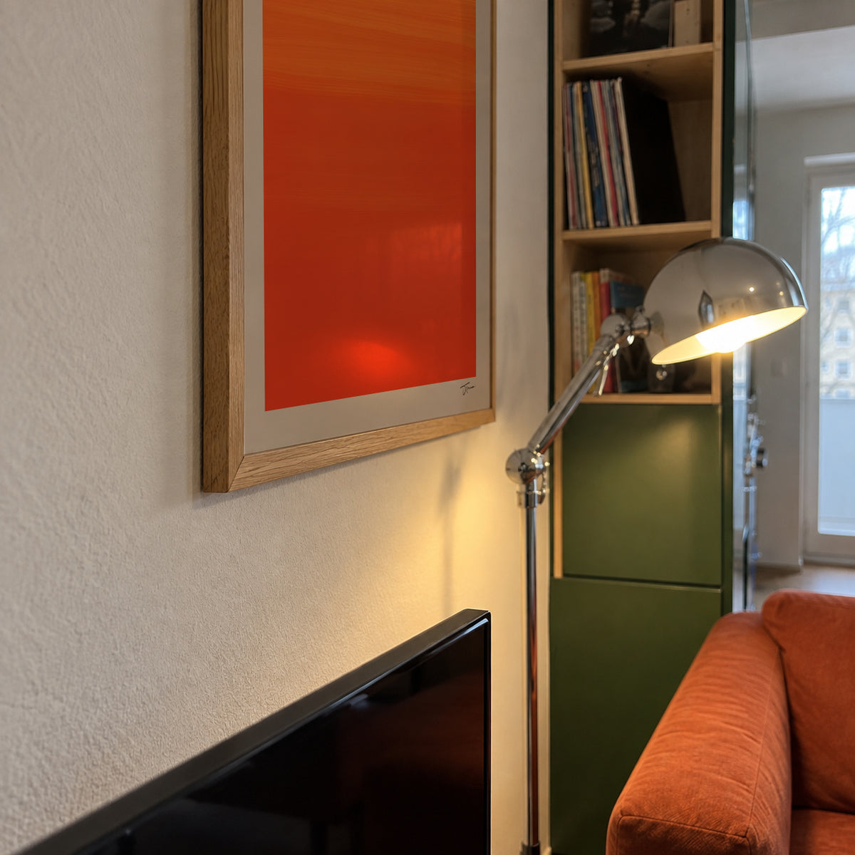 Sunset Horizon - Framed poster detail