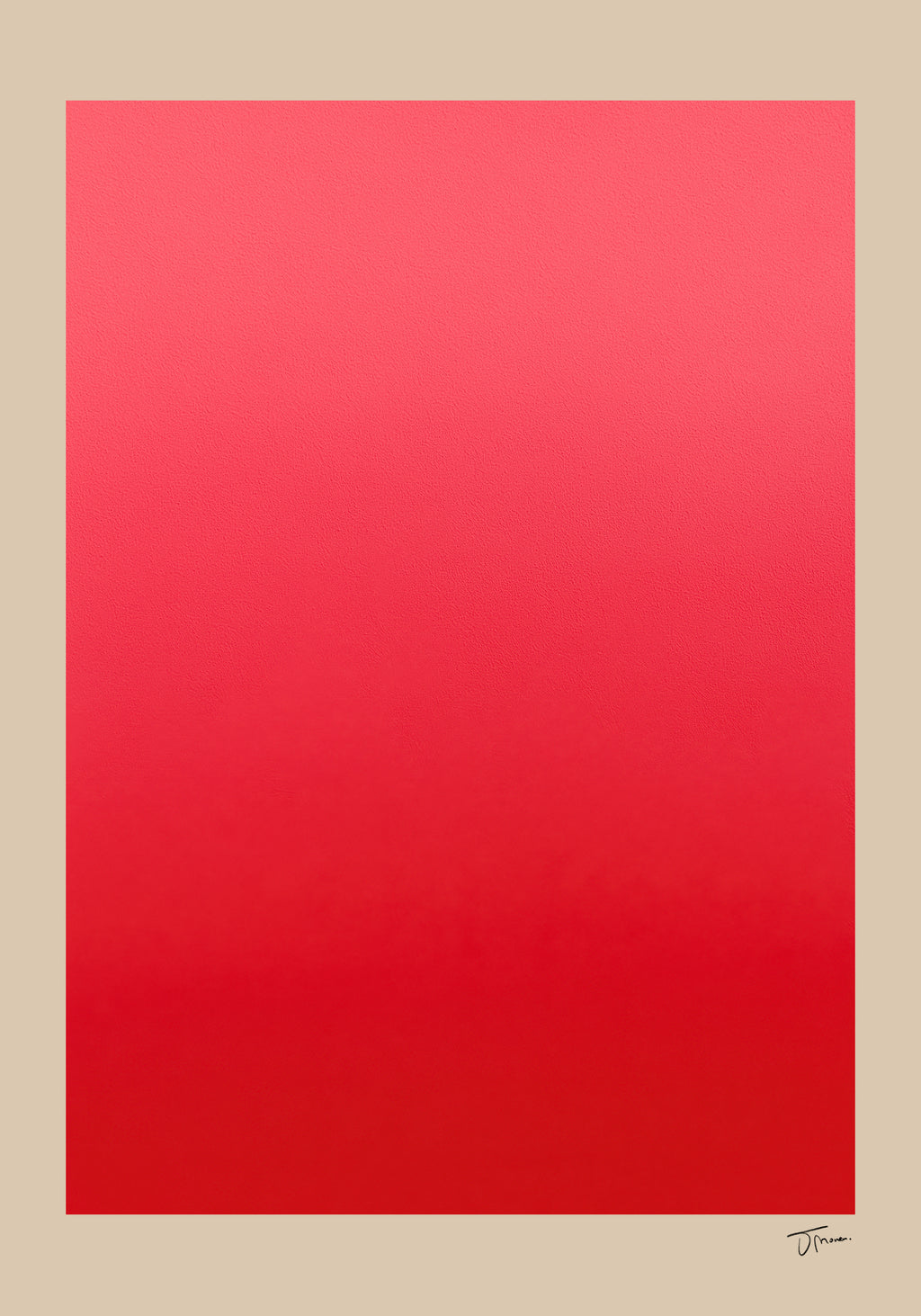 Crimson Aura - Unframed art print