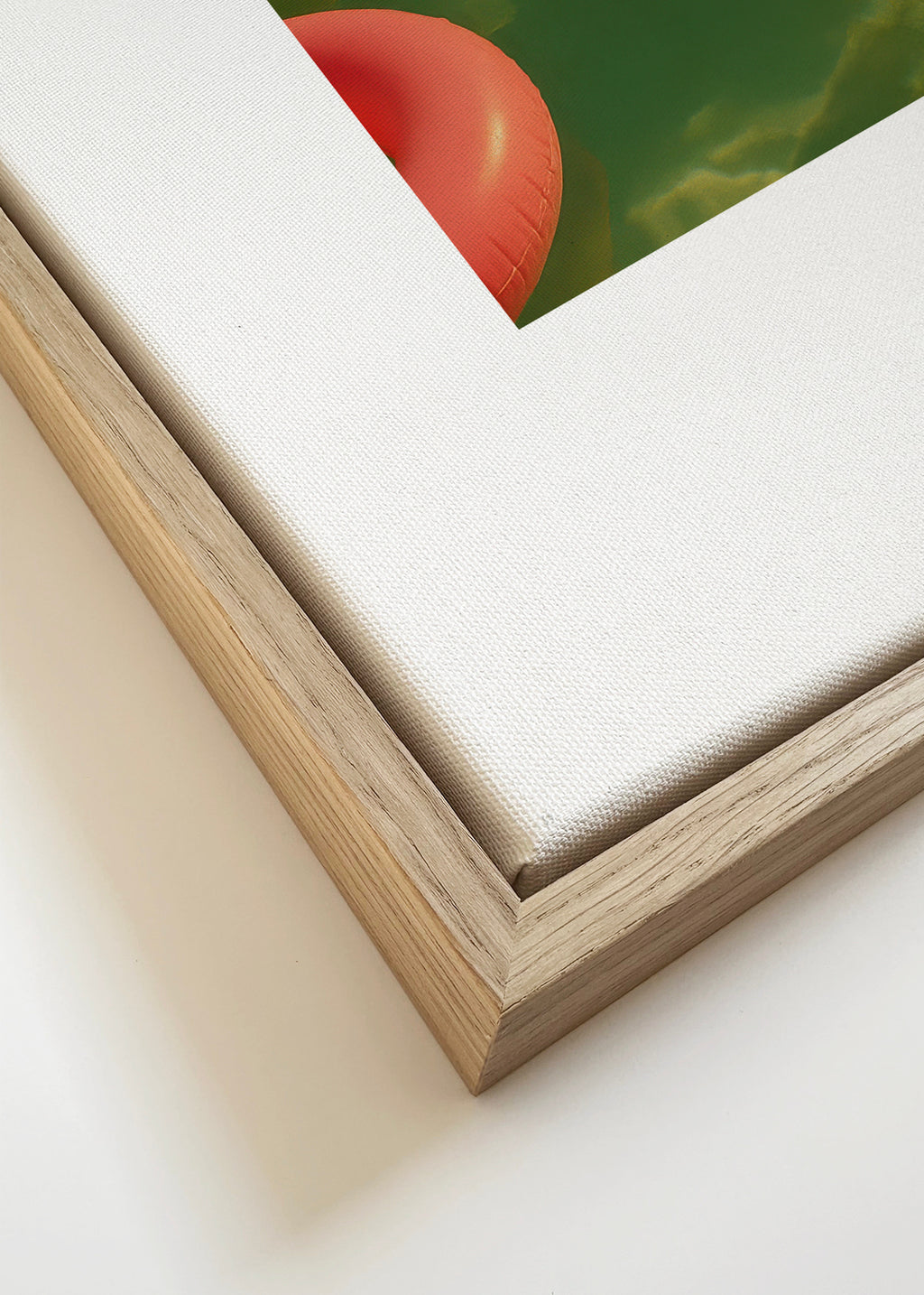 Floating Rings - Framed canvas detail