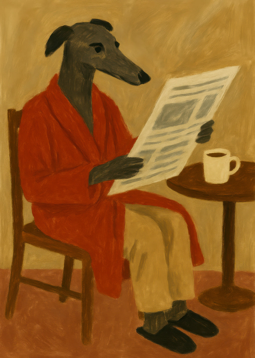 Morning News - Unframed art print