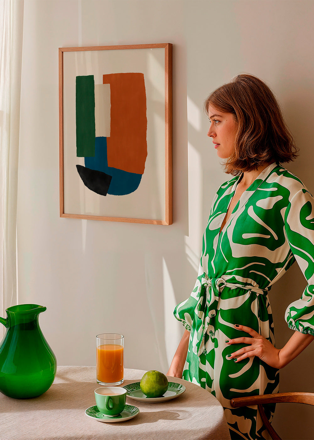 Cuadro abstracto bloques terrosos – Product3