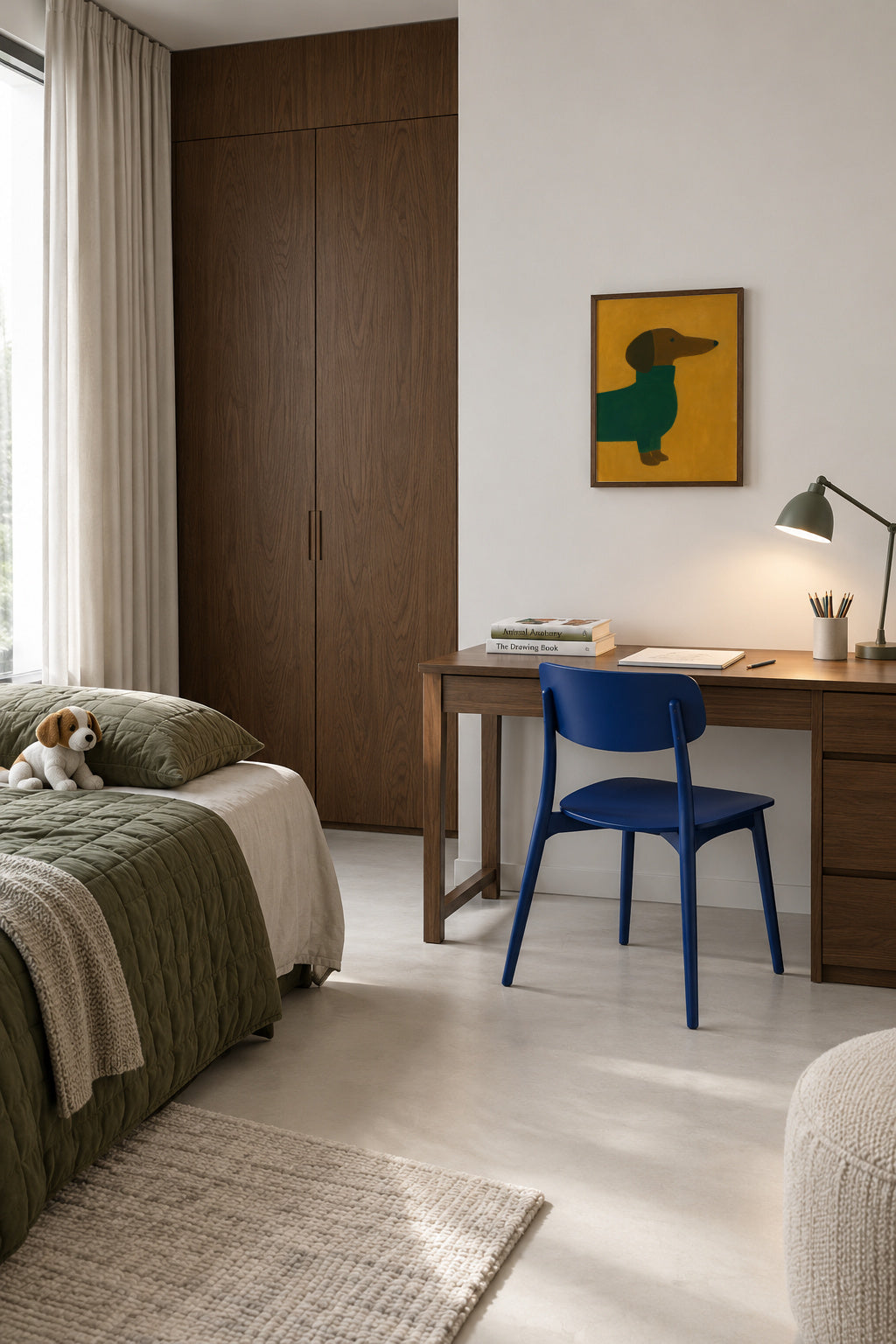 Mustard Dachshund - Poster en ambiente