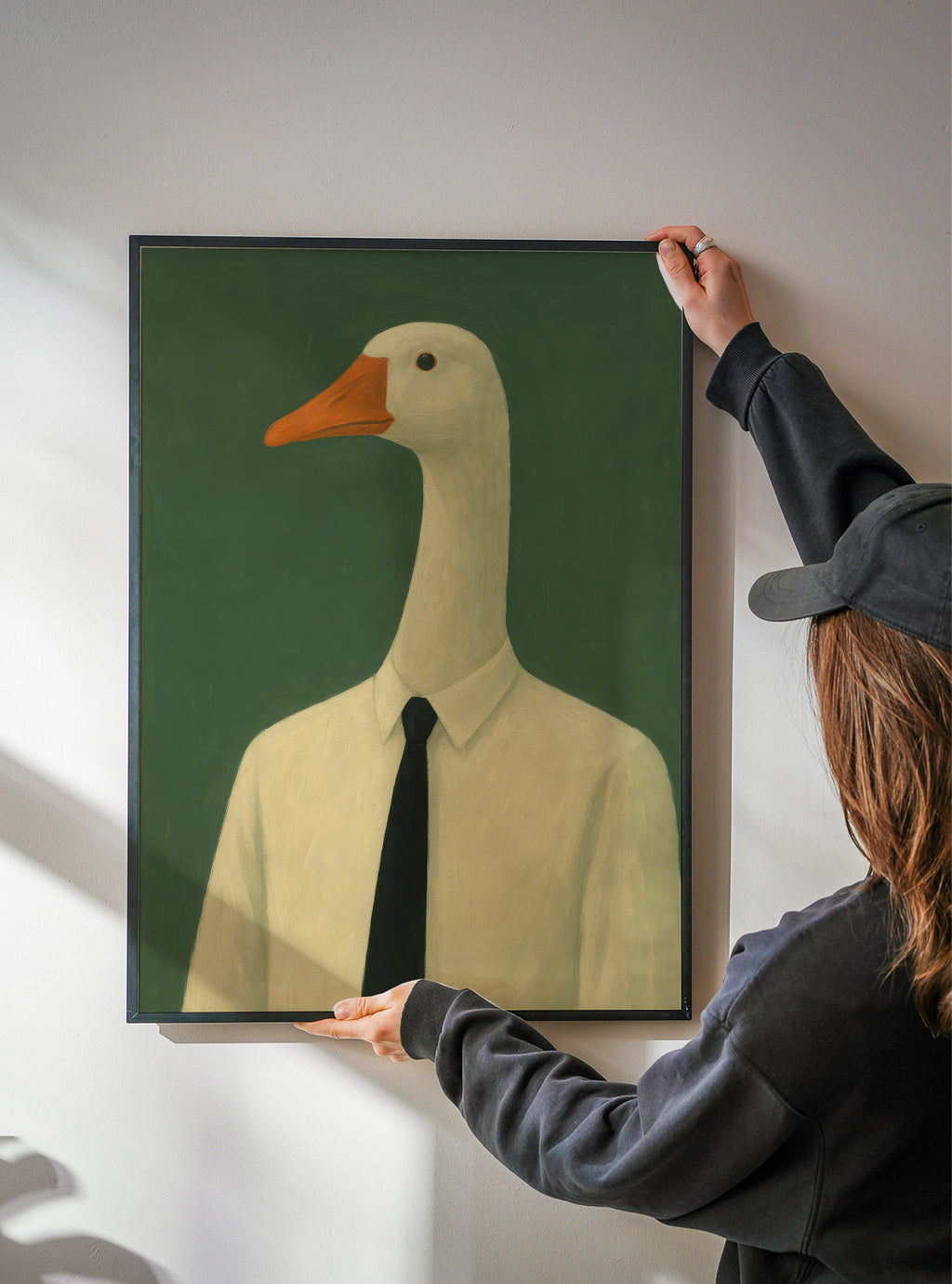Executive Goose - Framed poster detail