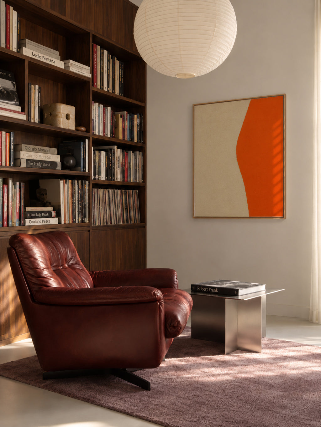 Solar Edge III - Framed canvas in an interior