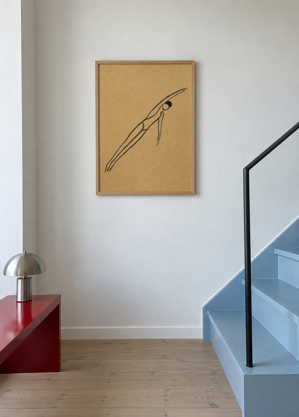 Mid-Air Suspension - Framed poster in an interior