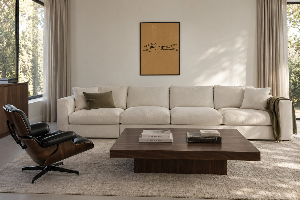 Rhythmic Stroke - Framed poster in an interior