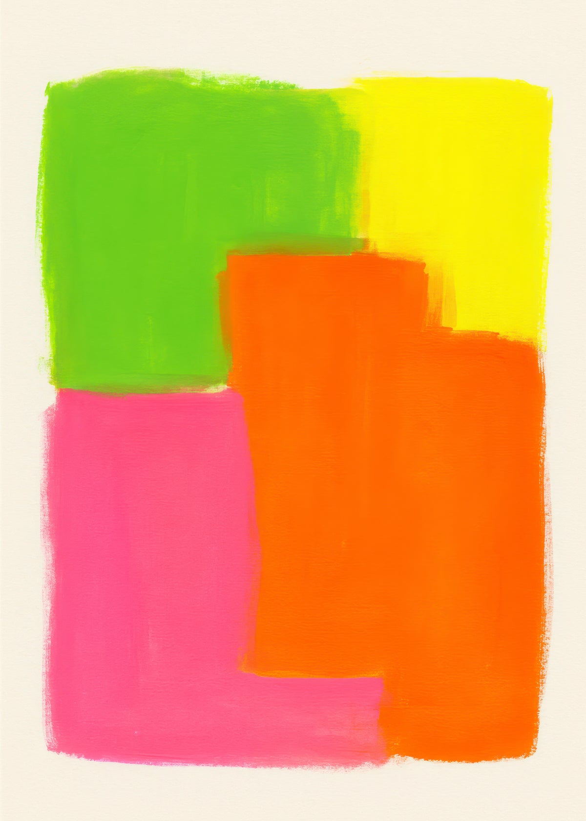 Neon Pulse I - Unframed art print